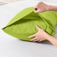 thumbnail image 4 of Body Pillowcase Set | Cooling Pillow Cover for Hot Sleepers | Temperature Regulating Full Length Pillow Protector | 2 Pack Breathable Polyester Pillow Case for Night Sweats and All Season Use, 4 of 6