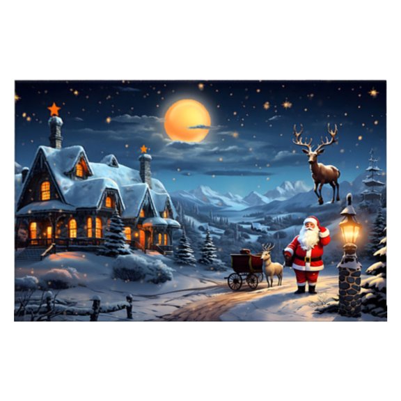 Ltvvegg Christmas Home Decor Area Rug, Area Rug Living Room Carpet Floor Decoration