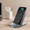 thumbnail image 2 of Wireless Phone Charger Three in One Wireless Charger Fast Charging 15W Mobile Phone Foldable Vertical Wireless Charging Fast Wireless Charger, 2 of 8