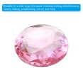thumbnail image 4 of Unique Bargains 30mm Flat Back Round Acrylic Rhinestones, 50 Pack Plastic Circle Gems for Jewelry Making Costume, Pink, 4 of 6