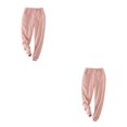 thumbnail image 3 of kurtrusly Chaud et Rester à la Mode Femmes Pantalon d'Hiver Conçu pour le Confort Rose L 2Set, 3 of 6