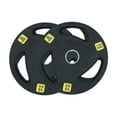 thumbnail image 4 of HAJEX Olympic Rubber Tri-Grip Plates Set 2 inch - 231LB Set - ( 5.5LB, 11LB, 22LB, 33LB, & 44LB), 4 of 6