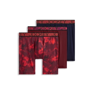 Jockey Caleçon Boxeur à Jambe Longue de 9 Po en Microfibre Active pour Hommes - Lot de 3