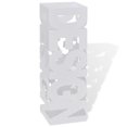 thumbnail image 1 of White Square Umbrella Stand Storage Holder Walking Stick Steel 48.5 cm, 1 of 4