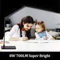 thumbnail image 3 of Led Desk Lamp,Dimmable Office Lamp With Adjustable Arm, Foldable Table Desk Lamp For Table Bedroom Bedside Office Study, 5000K, 8W, Black, 3 of 9