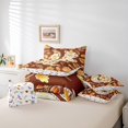 thumbnail image 4 of YST Autumn Maple Leaf Bed In A Bag 7 Piece Full Size, Cute Squirrel Bedding Set For Kids Teens Adult, Happy Thanksgiving Comforter Set Fall Harvest Rustic Sheet Set With 2 Pillow Cases, 4 of 5