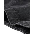 thumbnail image 5 of INSPIRE CHIC Veste Décontractée pour Femme Manches Courtes Veste en Jean Denim Courte Noir P, 5 of 5
