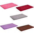 thumbnail image 3 of Tapis de Semelle Antidérapant en Velours Corail pour Salon Entrée Intérieur Violet, 3 of 8