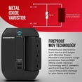 thumbnail image 3 of Monster Swivel Wall Tap with 6 Outlets and 2 USB Ports - English/French, 3 of 9