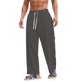 thumbnail image 1 of Pantalon Grand Homme Ample Décontracté Uni Sport Respirant, 1 of 3