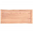 thumbnail image 3 of vidaXL Table Top Light Brown 100x40x(2-4)cm Treated Solid Wood Live Edge, 3 of 5