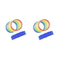 thumbnail image 1 of Thinsony Entertaining and Educational Kindergarten Teaching Aid Sport Hopscotch Fun Game 28cm One Size 2Set, 1 of 1