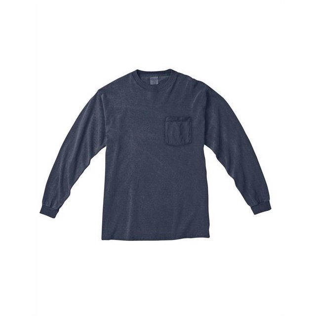 Comfort Colors T-Shirt à Manches Longues pour Adulte avec Poche