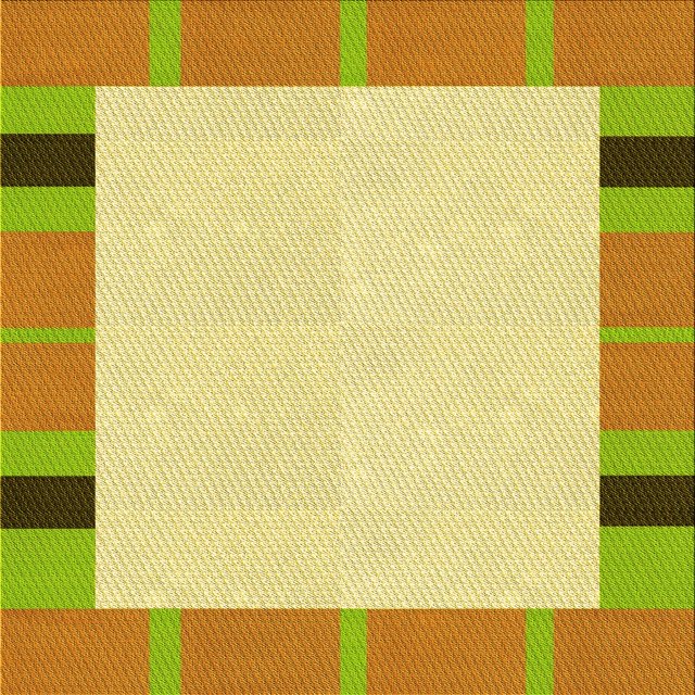 Ahgly Company Machine Washable Indoor Square Transitional Sedona Brown Area Rugs, 8' Square