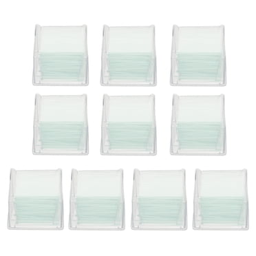 Miangastore 1000 Pcs Couvercle de Microscope Carré Vierge en Verre pour Usage Optique dans 10 Boîtes