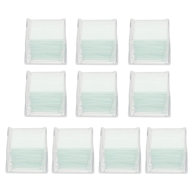MasteelfCA 1000 Pcs/10 Boîtes Couvercle Carré en Verre pour Microscope Optique Vierge