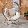 thumbnail image 1 of Better Homes & Gardens Bellamy Patio Outdoor Round Wicker Chair - Brown, 1 of 8