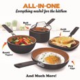thumbnail image 3 of Gotham Steel Mini Space Saving 5 Piece Single Serve Cookware Set, 3 of 5