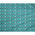 thumbnail image 5 of oneOone Polyester Lycra Dark Teal Green Fabric Triangle Geometric Sewing Craft Projects Fabric Prints By Yard 56 Inch Wide, 5 of 5