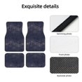 thumbnail image 4 of Kdxio Tapis de Sol de Voiture à Imprimé Tournesols, Tapis de Sol Universels pour VUS avant et Arrière, Ensemble Complet de 4 Pcs avec Endos en Caoutchouc Antidérapant, Accessoires pour la Plupart des Voitures, 4 of 7