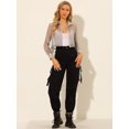 thumbnail image 2 of INSPIRE CHIC Chemisier à Manches Longues en Maille Transparente avec Boutons pour Femmes G Gris, 2 of 6