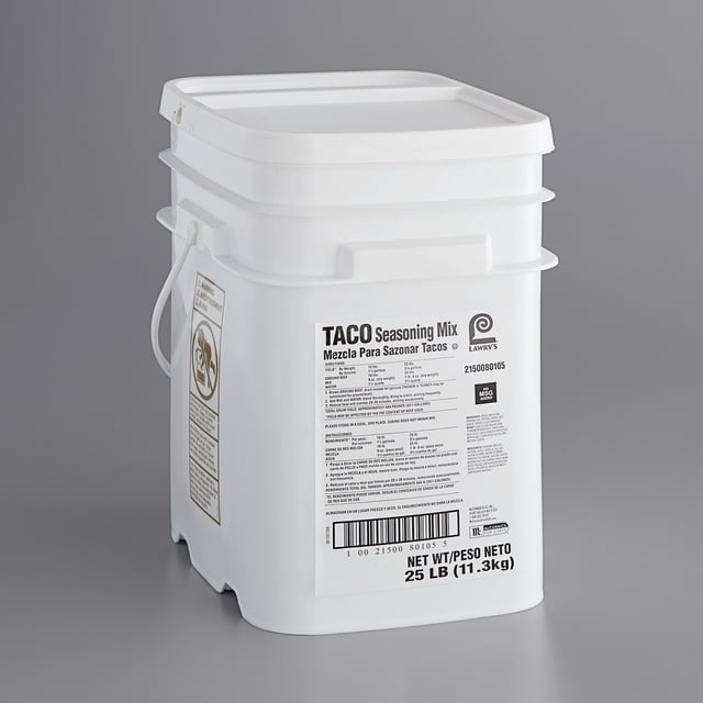 Lawry's Seau de 25 lb de Mélange d'Assaisonnement pour Tacos
