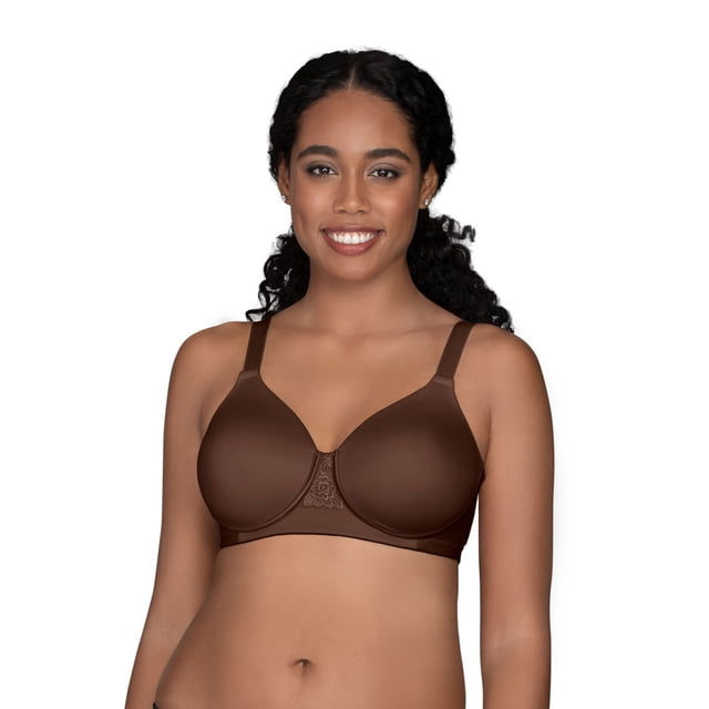 Vanity Fair Womens Beauty Back Full Figure Wirefree Bra, 40C, Cappuccino