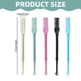 thumbnail image 3 of Beauty Tools Nose Hair Clipper Manual Nose Hair Trimmer With 360 Rotating Cleaning Double Brush Head Nose Hair Clipper Available In 5 Colors, Beauty Tools for Women, 3 of 5