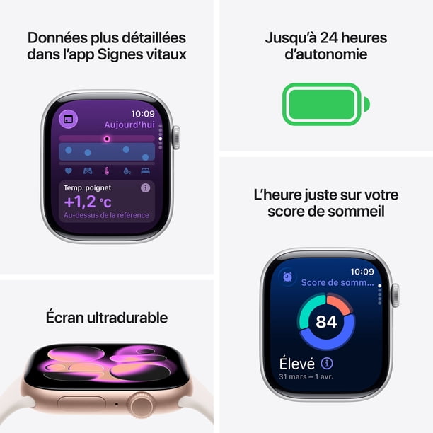Apple Watch Series 11 GPS 42mm Jet Black Aluminium Case with Black