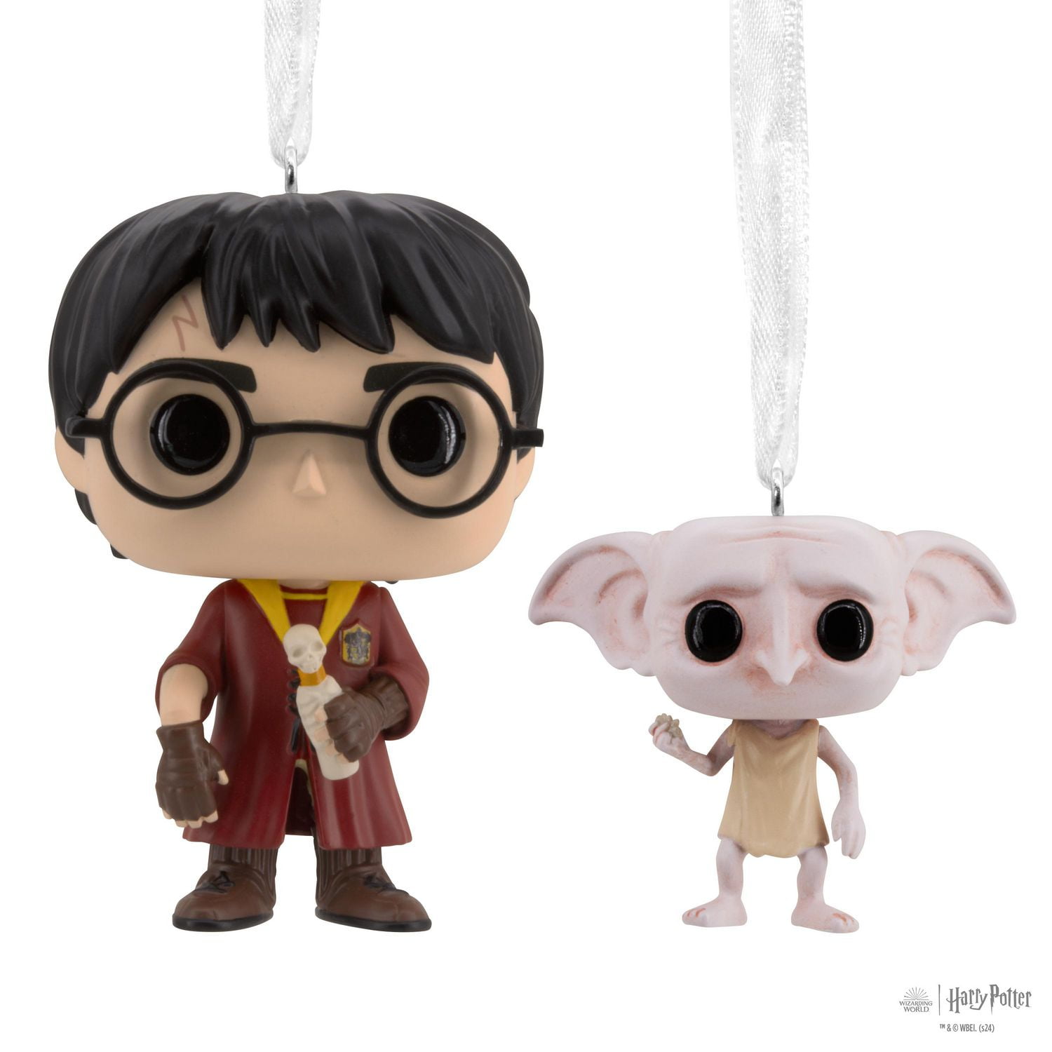 Décorations Hallmark de Noël (Harry Potter et Dobby, Funko POP!), ensemble de 2 décorations