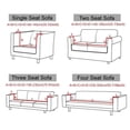 thumbnail image 2 of Waterproof Sofa Covers 1/2/3/4 Seats Jacquard Solid Couch Cover L Shaped Sofa Cover Protector Bench Covers, 2 of 7