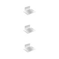 thumbnail image 2 of Maytalsory Support de Toilette Porte-Savon Support de Bain Sans Perçage Accessoires Ménagers Blanc Mat Ensemble de 3, 2 of 6