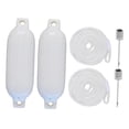 thumbnail image 2 of 2x Marine Boat Anti Collision with Inflatable Tools, Inflatable Mooring Buoy Dock Float for Sailboats Row Boats Boat Dock Yacht 2m White Rope, 2 of 10
