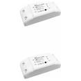 thumbnail image 4 of Wisewang Interrupteur Intelligent Wi-Fi 2,4 GHz Sans Fil pour Téléphone Intelligent, Application, Télécommande, Interrupteur, Module de Minuterie, Accessoires Lumineux, 2 Ensembles, 4 of 6