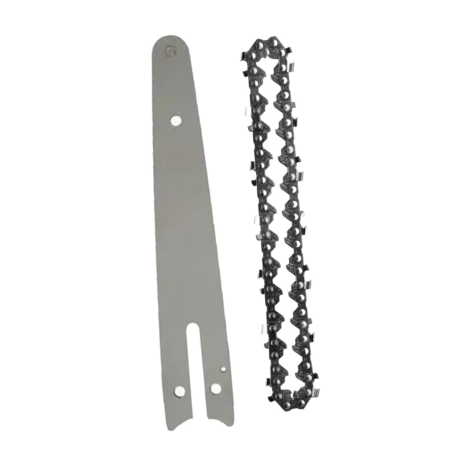 S SERENABLE Chain Saws Bar Chain Saws Accessories for Cutting Plywood Trimming Chipboard 8 Inch Chain Saw Set
