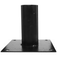 thumbnail image 1 of 1 Set Heavy Duty Metal Post Bracket Fence Post Support Wood Post Base Anchor Ground Spike For Secure Installation Post Base Bracket Deck Base For Wooden Mailbox, 1 of 8