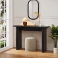 thumbnail image 3 of Wirrytor Table Console Carrée Noire de 43 Pouces pour Entrée, Tables de Sofa pour Salon, Table derrière le Canapé pour Salon, Table d'Entrée pour Vestibule, Table de Couloir, 3 of 8
