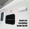 thumbnail image 4 of Capot d'Évacuation de Poêle pour Roulotte de VR, Couverture d'Évent de Caravane, Accessoire de Protection Solaire pour Évent d'Air, Compatible avec les Évents des Parois Latérales des Autocaravanes, Matériau Durable, 4 of 6