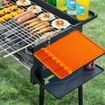 thumbnail image 4 of TopLLC Kitchen Accessories,Home And Kitchen, Silica Gel Frying Pan Tool Mat Large Silica Gel Spatula Mat With Drip Pad Grill Utensil For Kitchen Cooking And Countertops Accessories For utensil pad, 4 of 7
