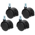 thumbnail image 1 of Furniture Caster,4Pcs PU Casters with Caster Cabinet Caster Remarkable Clarity, 1 of 14