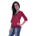thumbnail image 4 of Moomaya Haut Péplum en Coton pour Femmes Tunique en Coton à Col en V Blouse Ethnique, 4 of 6