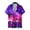Purple, variant on lcziwo Men Casual Beach Shirt,Hawaiian Shirts for Men Loose Short Sleeve Mens Beach Shirts Resort Casual Shirts 2024 Clearance,Purple S
