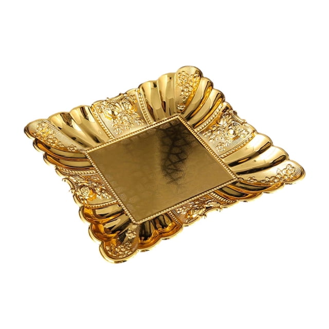 simhoa Metal Serving Tray Food Storage Organizer for New Year Spring Festival Party M