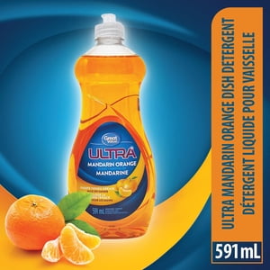 Great Value Ultra Mandarine Orange parfumé Concentré Lavage à la vaisselle Liquide 591ML