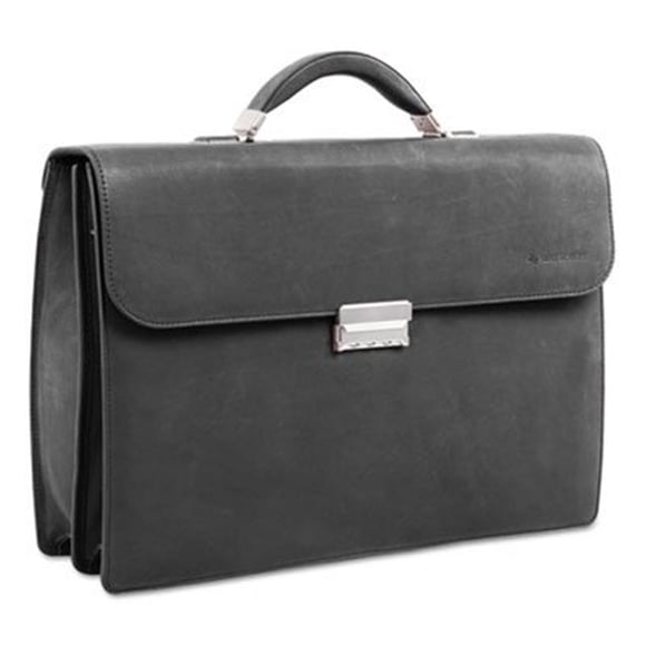Swiss Mobility 49545801SM Milestone Briefcase - Holds Laptops, Black - 15.6 x 5 x 12 in.