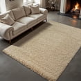 thumbnail image 2 of hometrends Deluxe Cream Shag Rug, 2 of 6
