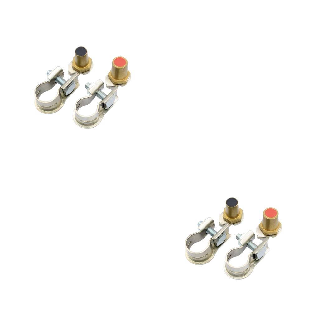 stanreset 2 Pcs Pince de Bornes Format Compact Fournitures de Voiture Étanchéité Pince de Batterie 2Ensemble