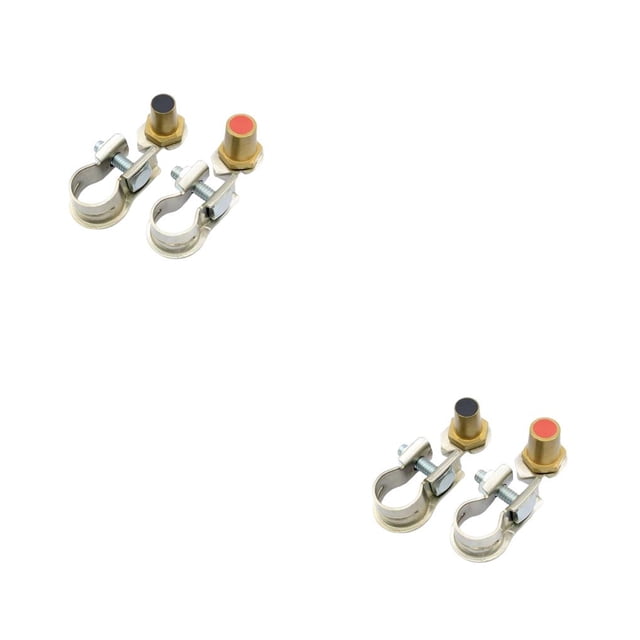 stanreset 2 Pcs Pince de Bornes Format Compact Fournitures de Voiture Étanchéité Pince de Batterie 2Ensemble
