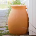 thumbnail image 1 of Algreen Castilla 50 Gallon Plastic Rain Water Collection Barrel, Terra Cotta, 1 of 4