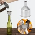 thumbnail image 1 of Oleegame 1PC Stainless Steel Funnel For Micro Oil Bottle DIY Lipstick Cooking Liquid Homemade Makeup Filler Silver, 1 of 9